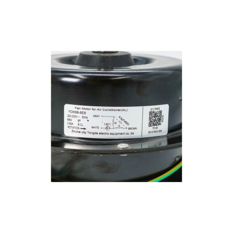 MOTOR DE CONDENSADOR 2 TON 220V MOD: YDK68-6E8